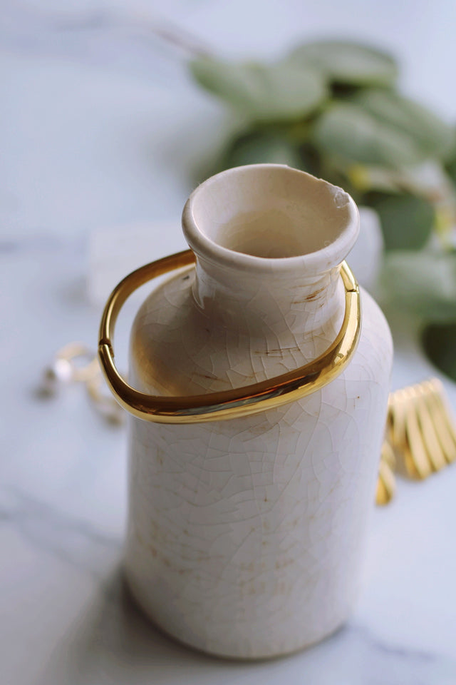 THAYA CUFF IN GOLD (WATERPROOF & 18K GOLD PLATED)