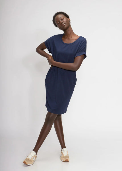 PROTO 101 RELAXED T SHIRT DRESS WITH POCKETS MULTIPLE COLORS AVAILABL RAELIV Boutique